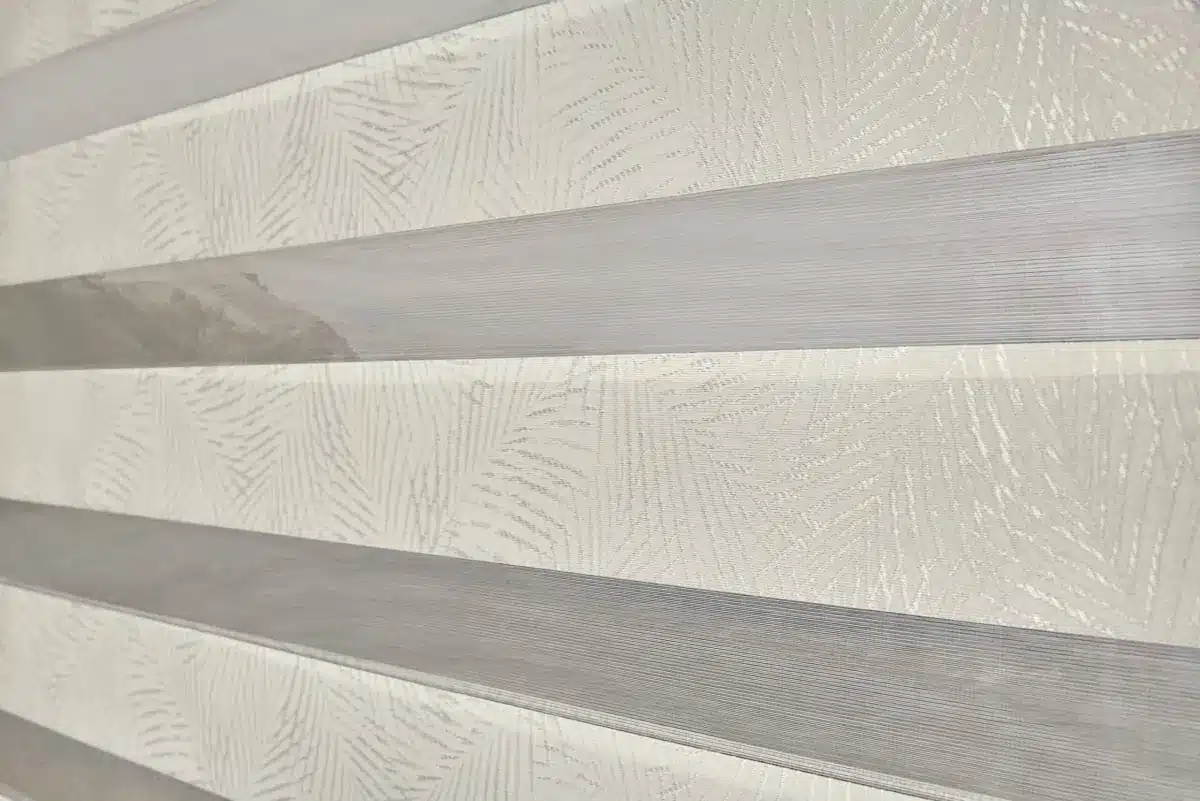 Layered cellular shades in white showing textured fabric patterns and varying light filtering in Venice, FL